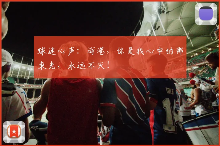 球迷心声：海港，你是我心中的那束光，永远不灭！
